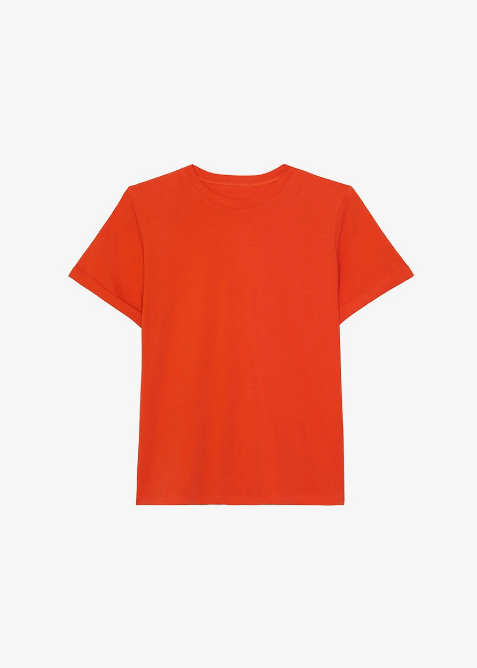 The Frankie Shop Lena Padded Shoulder Tee Red Online