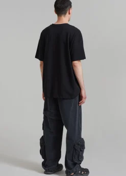 The Frankie Shop Lenny Cargo Jeans Black Washed Outlet