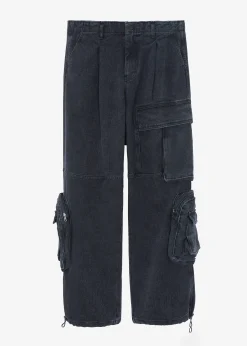 The Frankie Shop Lenny Cargo Jeans Black Washed Outlet