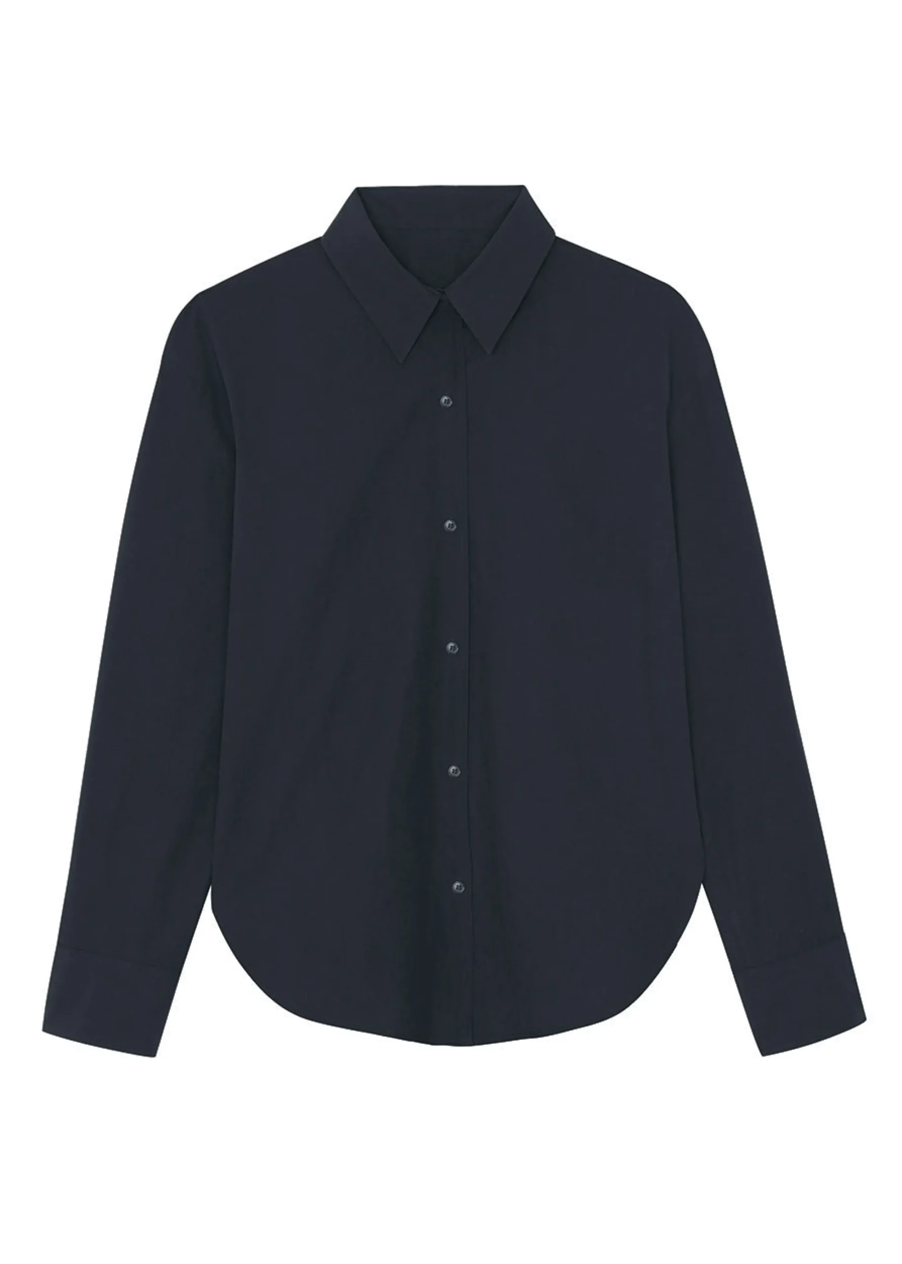 The Frankie Shop Lotta Fluid Shirt Charcoal New