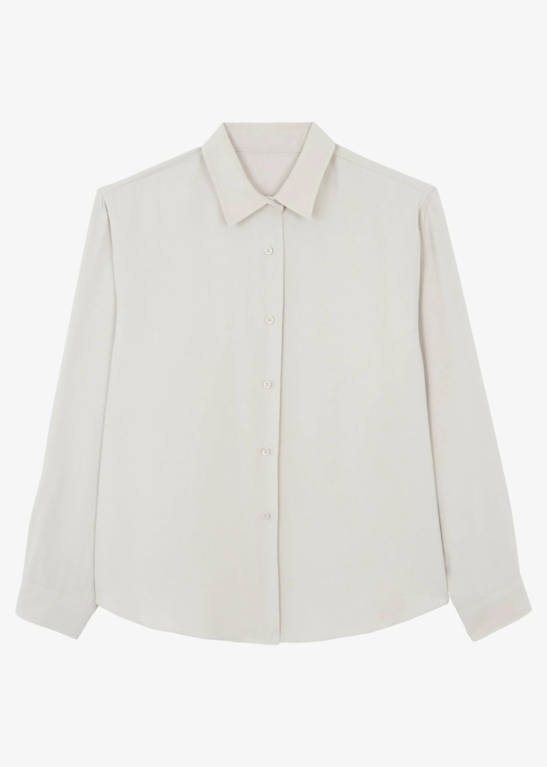 The Frankie Shop Lotta Fluid Shirt Beige Discount