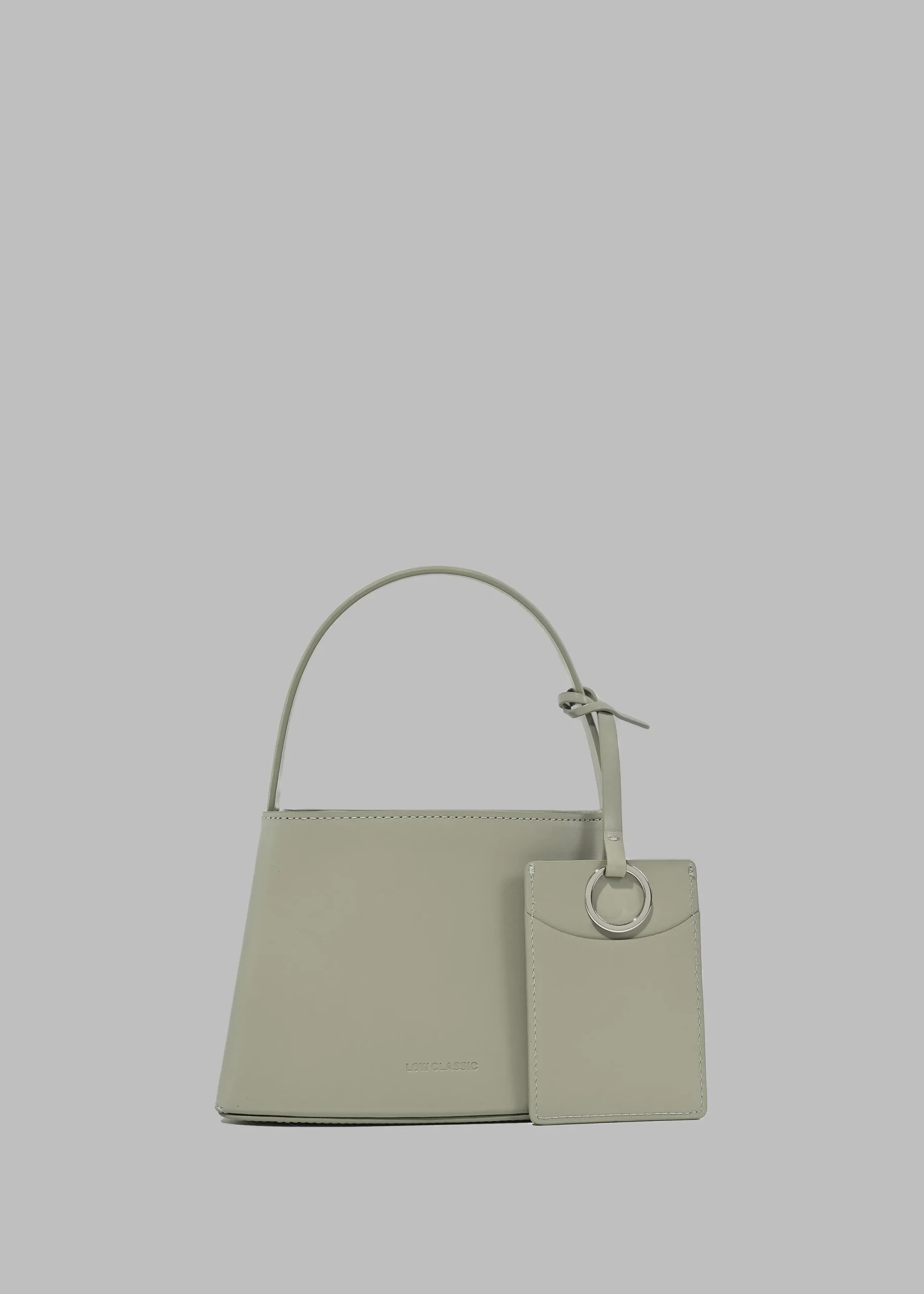 The Frankie Shop Low Classic New Mini Curve Bag Greyish Green Sale