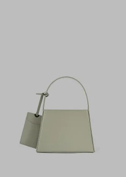 The Frankie Shop Low Classic New Mini Curve Bag Greyish Green Sale