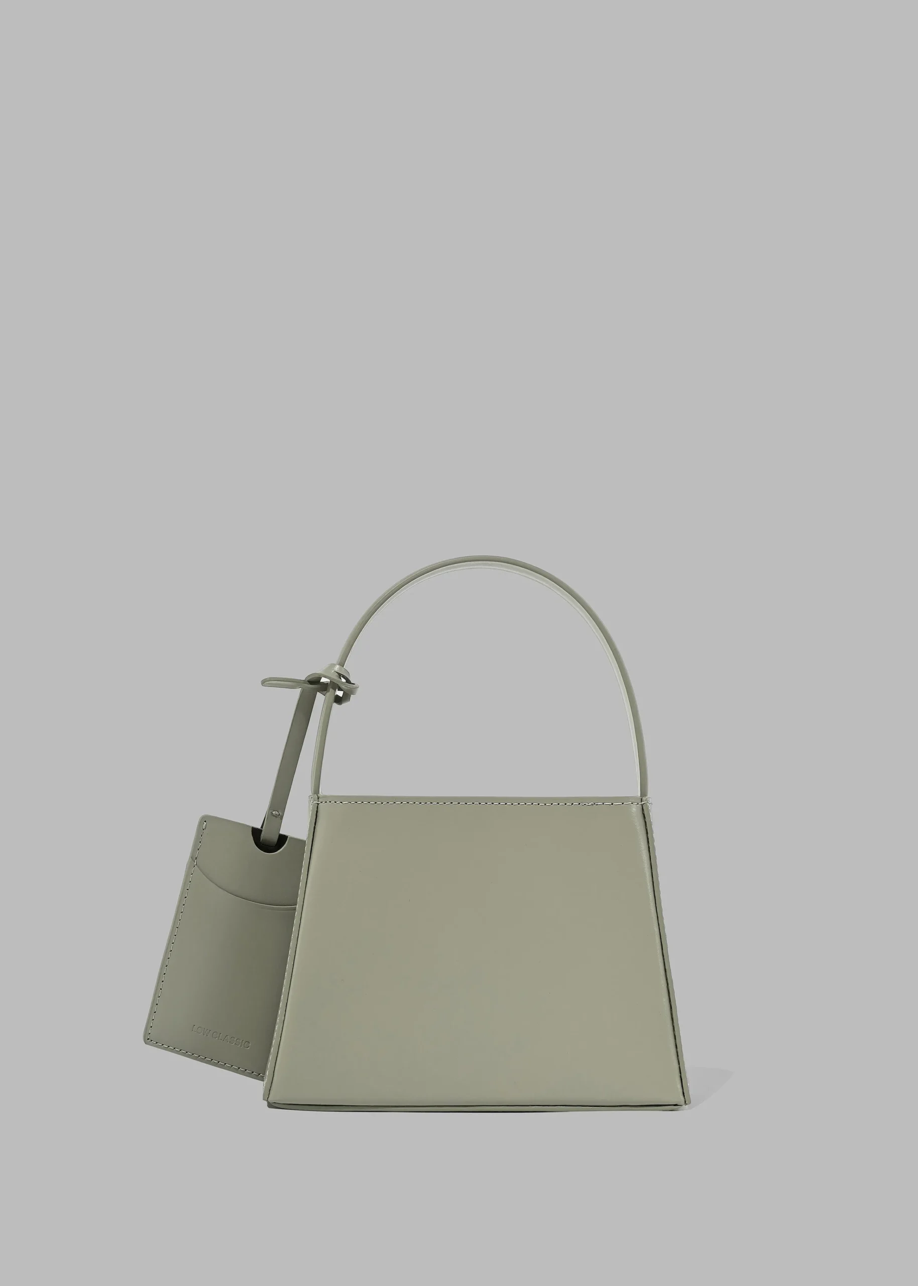 The Frankie Shop Low Classic New Mini Curve Bag Greyish Green Sale