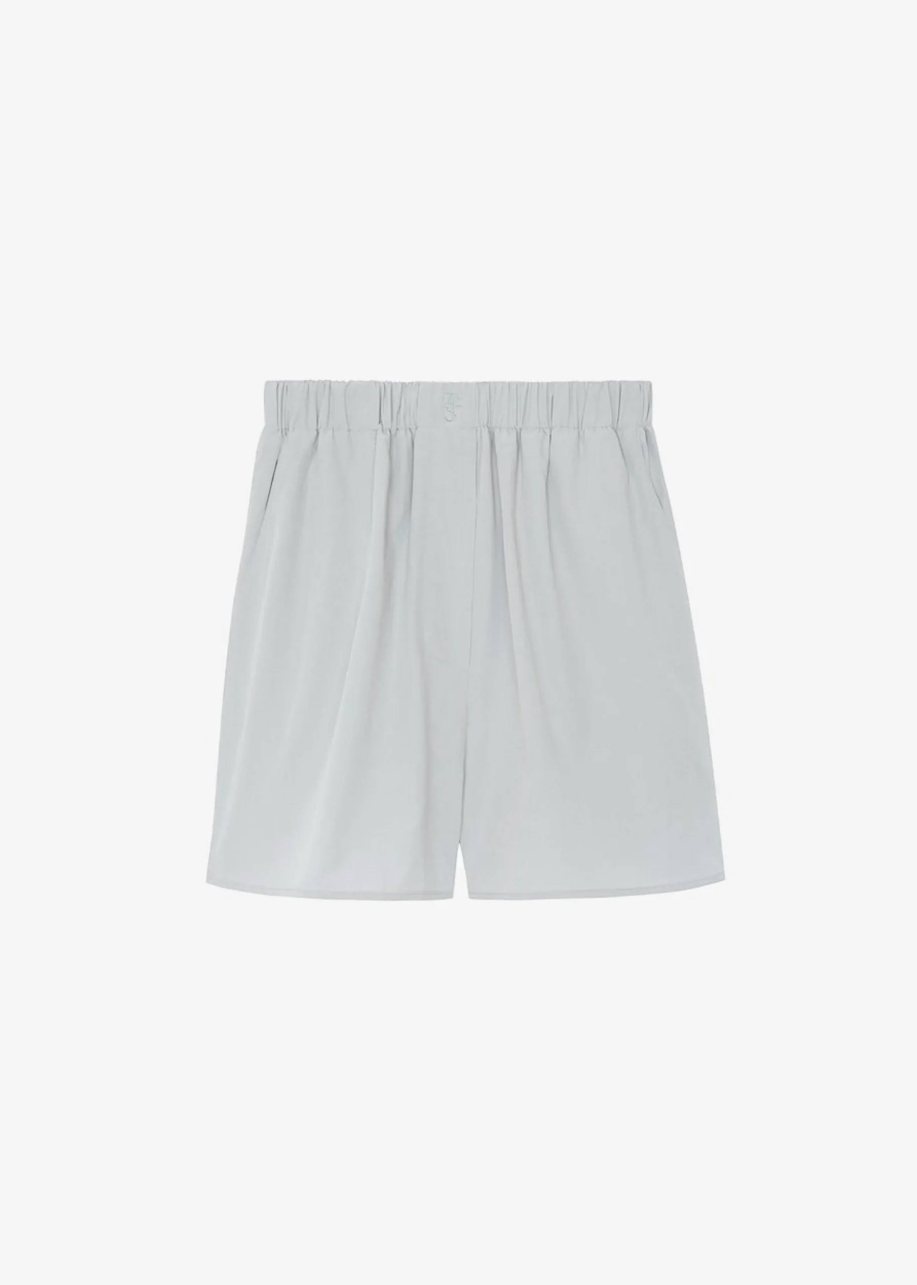 The Frankie Shop Lui Cotton Boxer Short Ice Outlet