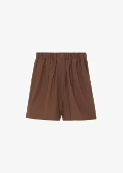 The Frankie Shop Lui Organic Cotton Boxer Short Chocolate Best