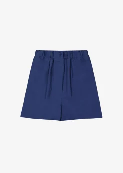 The Frankie Shop Lui Organic Cotton Boxer Short Navy Hot