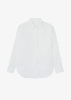 The Frankie Shop Lui White Shirt White Stripe New