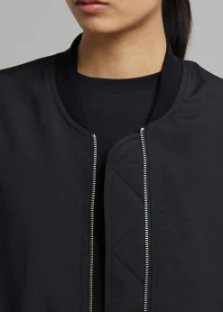 The Frankie Shop Lumi Bomber Jacket Black Outlet
