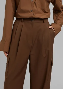 The Frankie Shop Maesa Cargo Pants Brown Hot