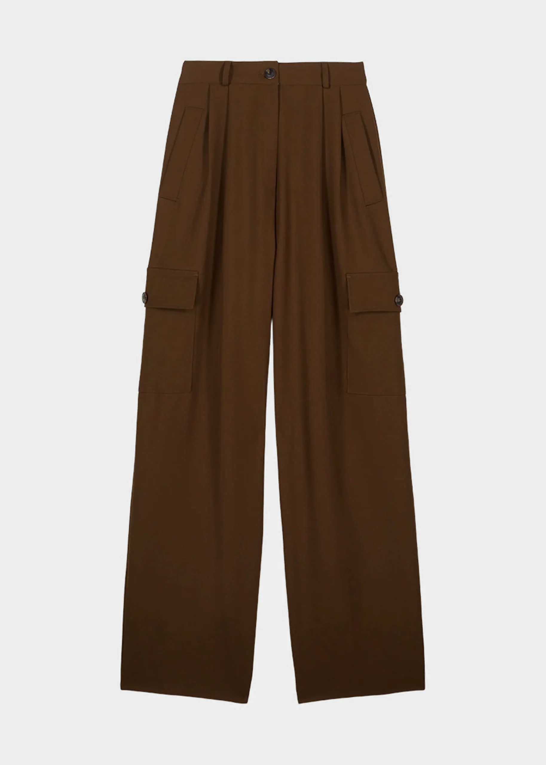 The Frankie Shop Maesa Cargo Pants Brown Hot