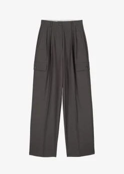 The Frankie Shop Maesa Cargo Pants Charcoal Clearance