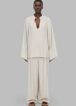 The Frankie Shop Malene Birger Lomaria Blouse Undyed Discount