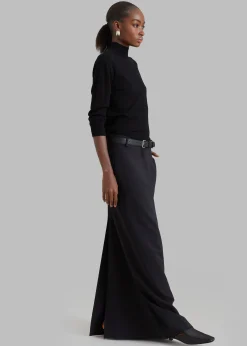 The Frankie Shop Malvo Long Pencil Skirt Black Sale