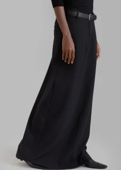 The Frankie Shop Malvo Long Pencil Skirt Black Sale
