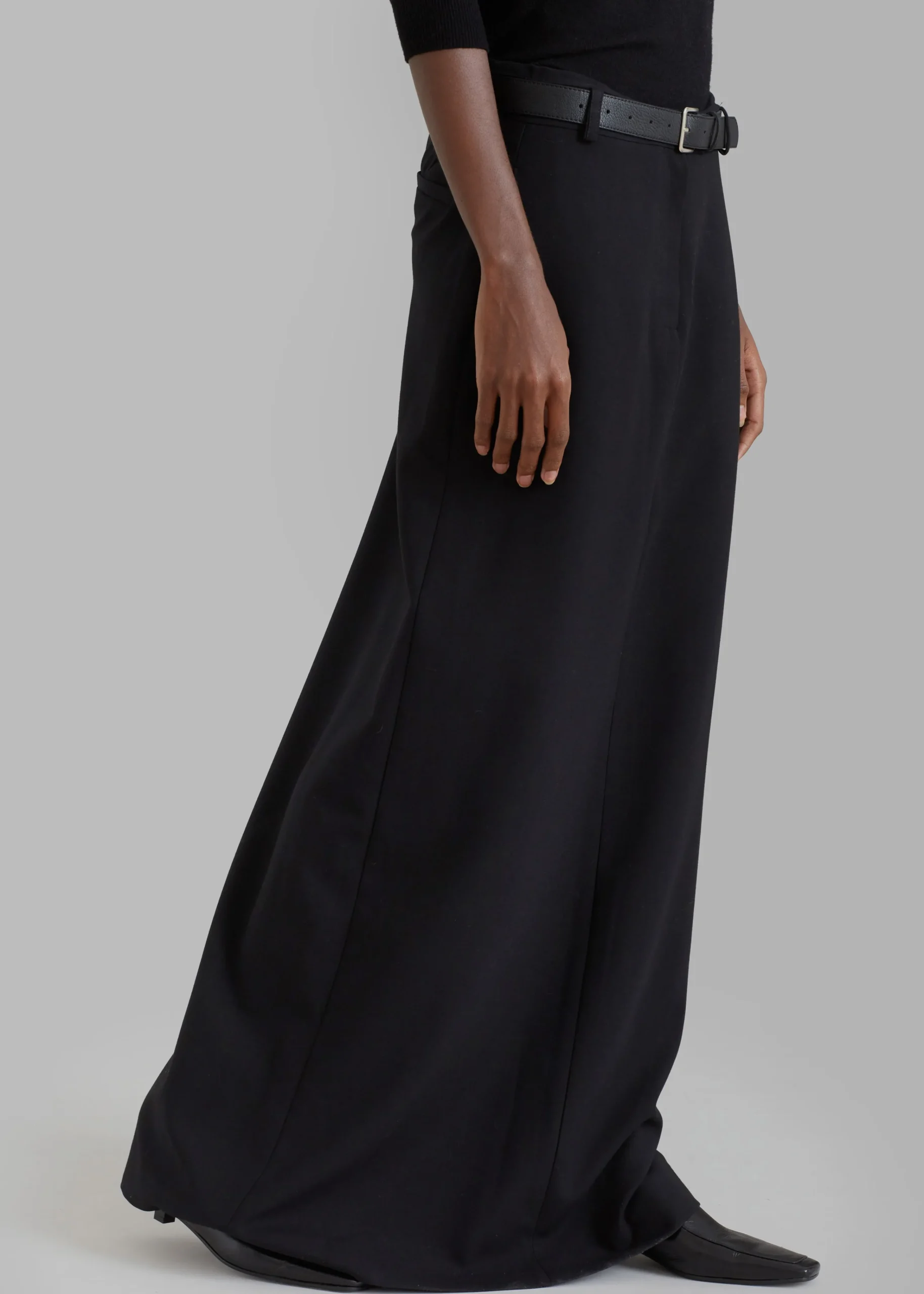The Frankie Shop Malvo Long Pencil Skirt Black Sale