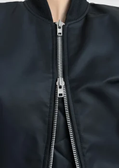 The Frankie Shop Mati Cropped Padded Bomber Black Outlet