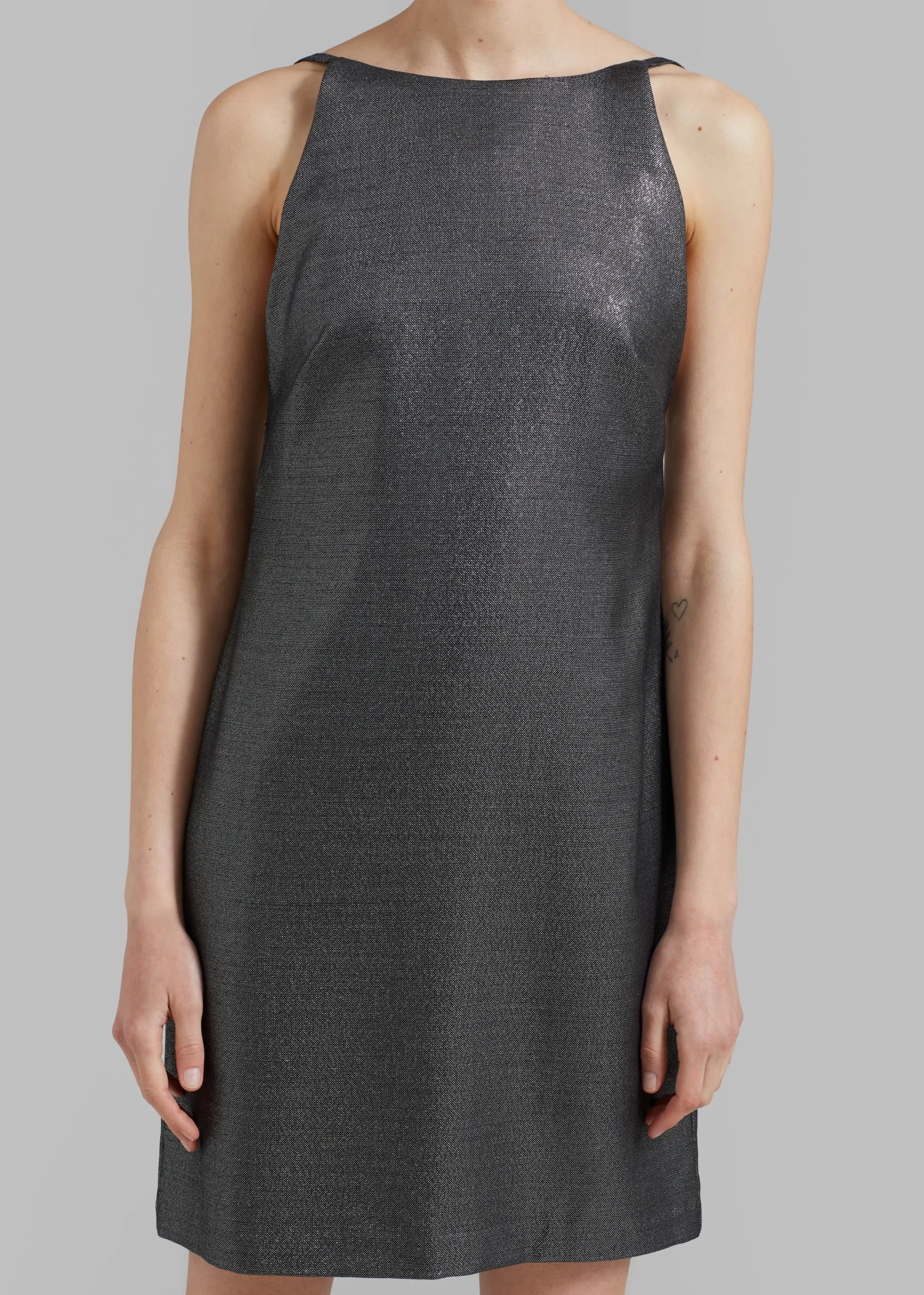 The Frankie Shop Matin Byblos Backless Mini Silver Clearance