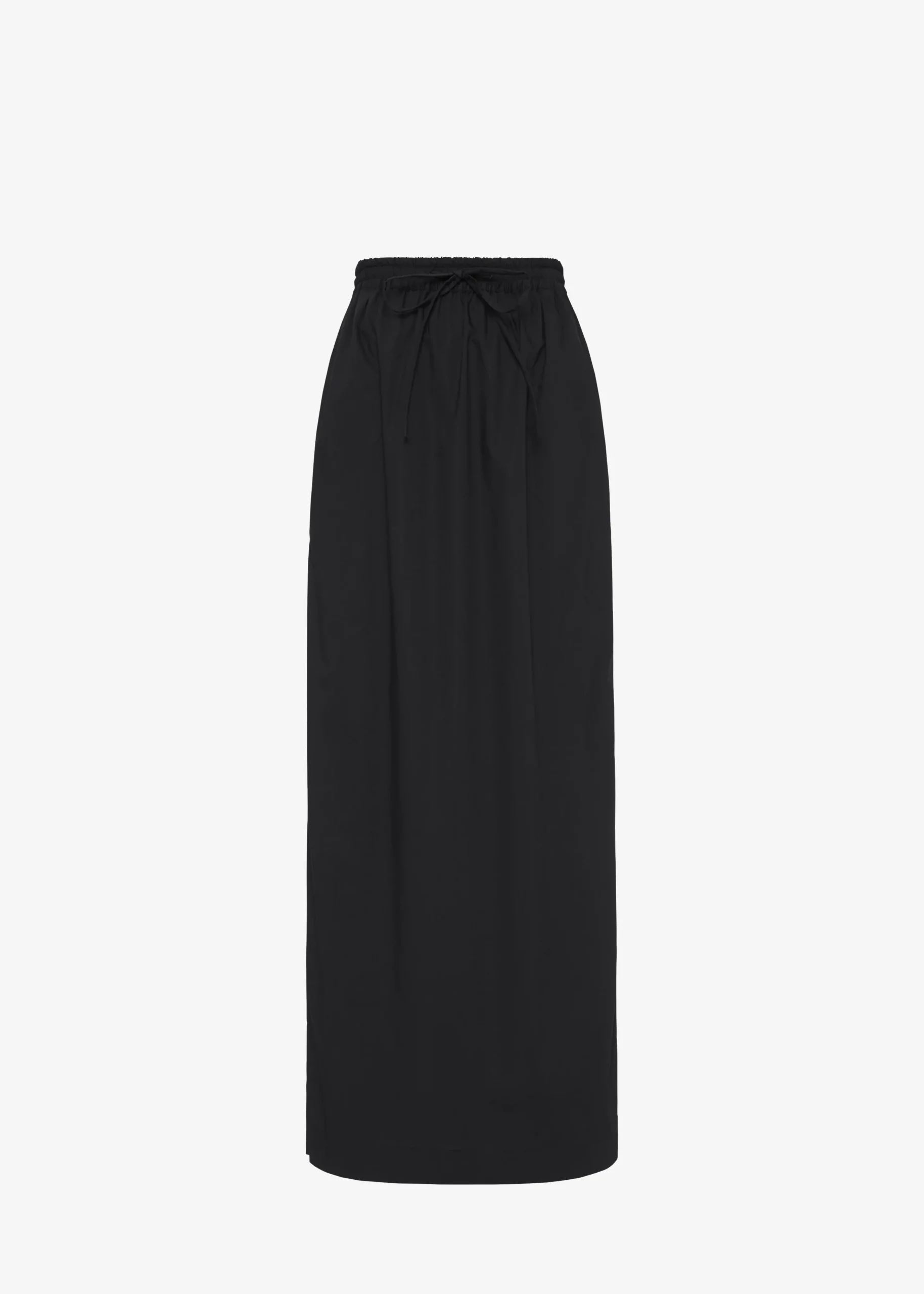 The Frankie Shop Matteau Relaxed Drawcord Skirt Black Online