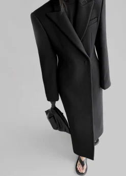 The Frankie Shop Melva Coat Black Clearance