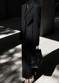 The Frankie Shop Melva Coat Black Clearance
