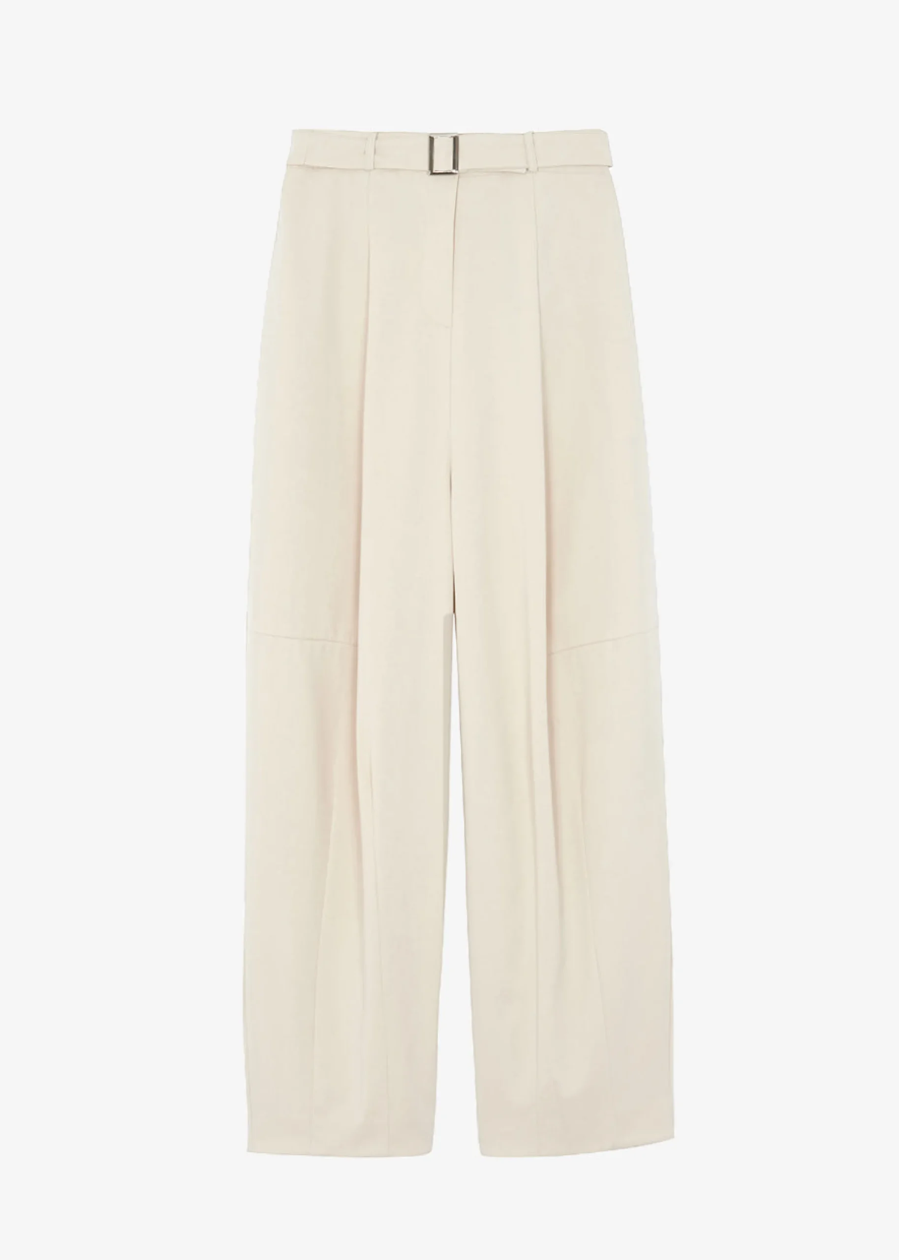 The Frankie Shop Mia Belted Pants Beige