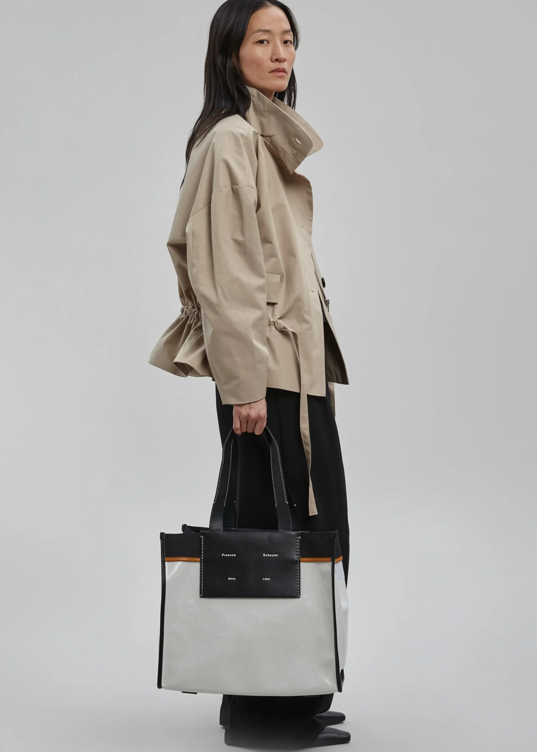 The Frankie Shop Myro Drawstring Jacket Beige Best
