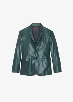 The Frankie Shop Olympia Blazer Bottle Green Discount