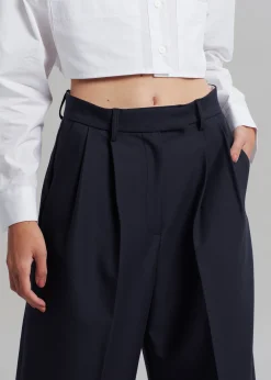 The Frankie Shop Opp Suit Pants Dark Navy Discount