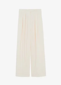 The Frankie Shop Pamela Trousers Cornsilk New