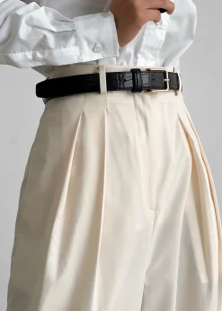The Frankie Shop Pamela Trousers Cornsilk New