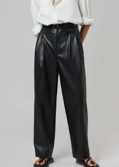 The Frankie Shop Pernille Faux Leather Pants Black Hot