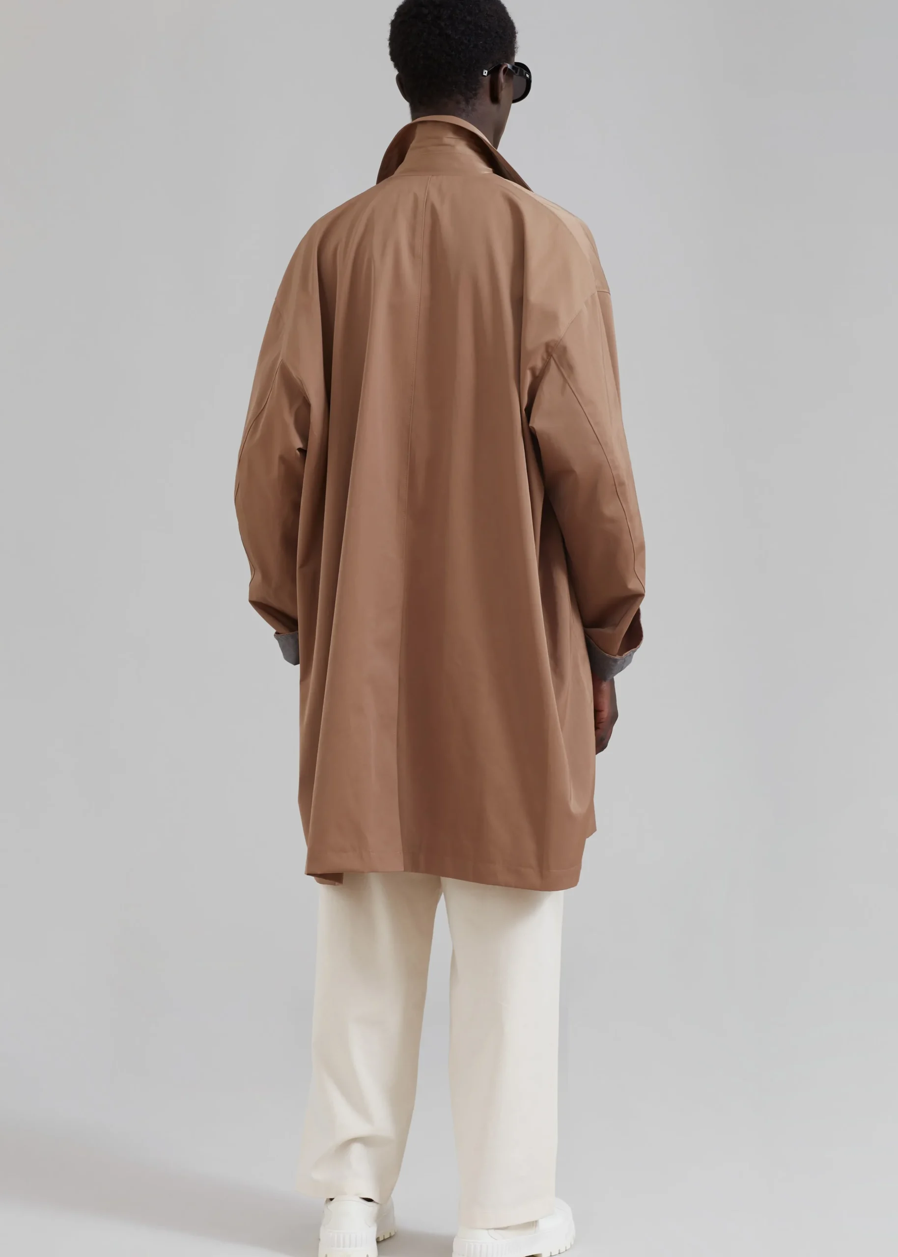 The Frankie Shop Peter Trench Coat Beige Sale