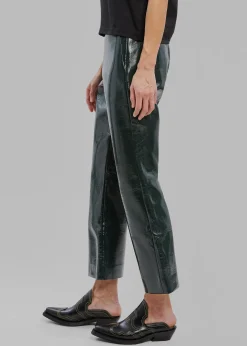 The Frankie Shop Proenza Schouler White Label Vinyl Pants Pine