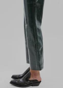 The Frankie Shop Proenza Schouler White Label Vinyl Pants Pine