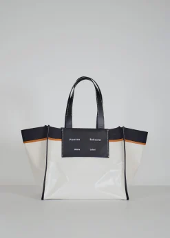 The Frankie Shop Proenza Schouler White Label Xl Morris Coated Canvas Tote Off White Hot