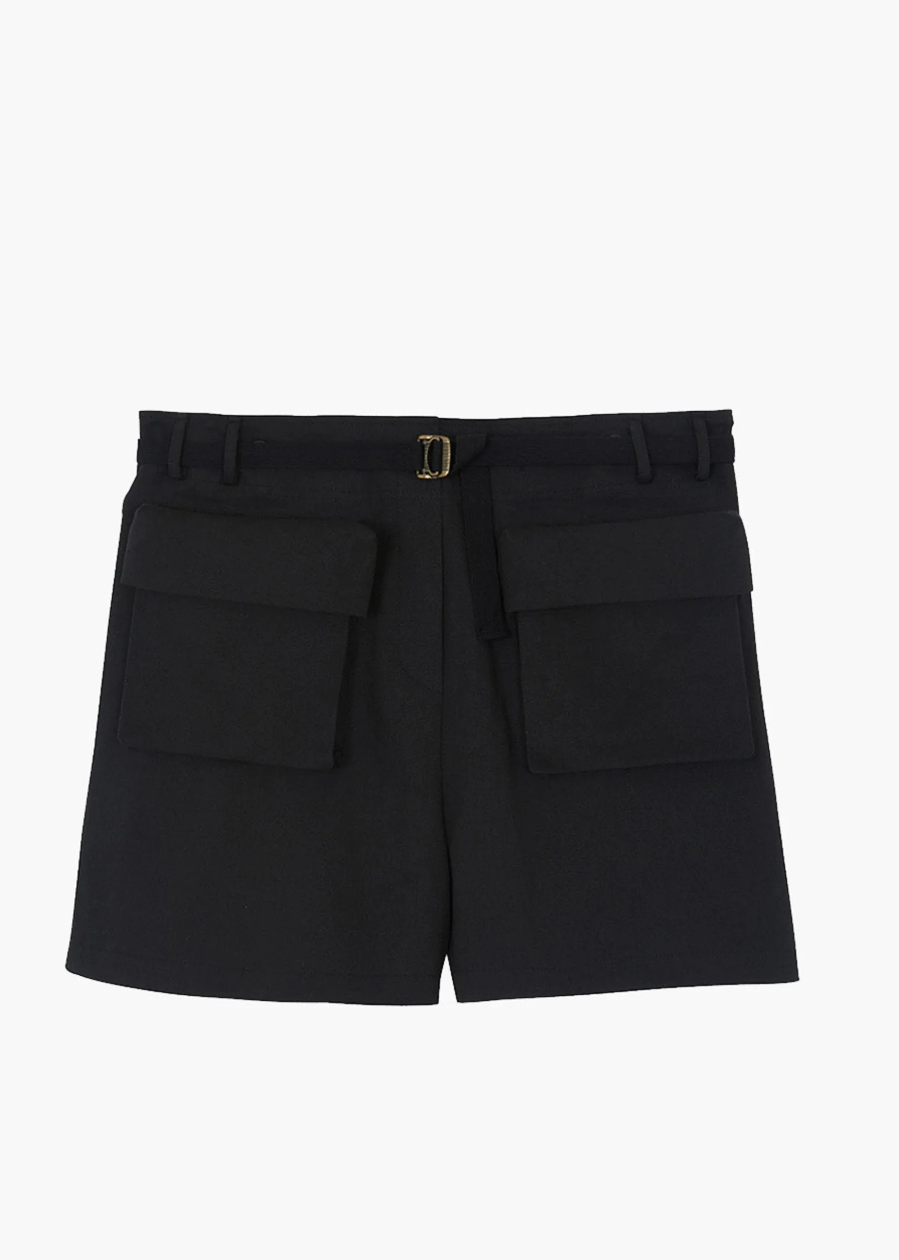 The Frankie Shop Raye Cargo Shorts Black Discount