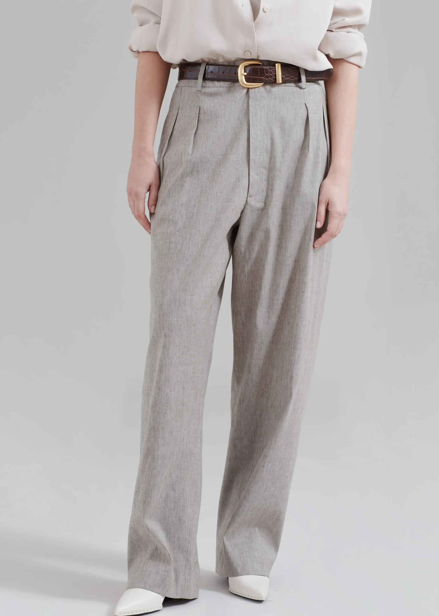 The Frankie Shop Rika Studios Diane Pants Avoine Clearance