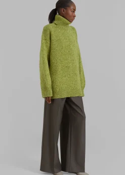 The Frankie Shop Saks Potts Camilla Sweater Pear Discount