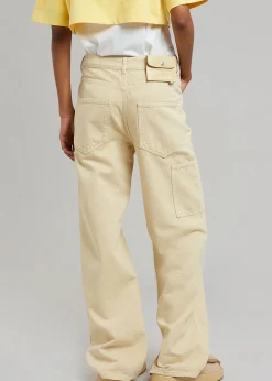 The Frankie Shop Saks Potts Salma Jeans Beige