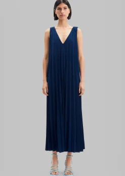 The Frankie Shop Samsoe Samsoe Annico Dress Pageant Blue Outlet