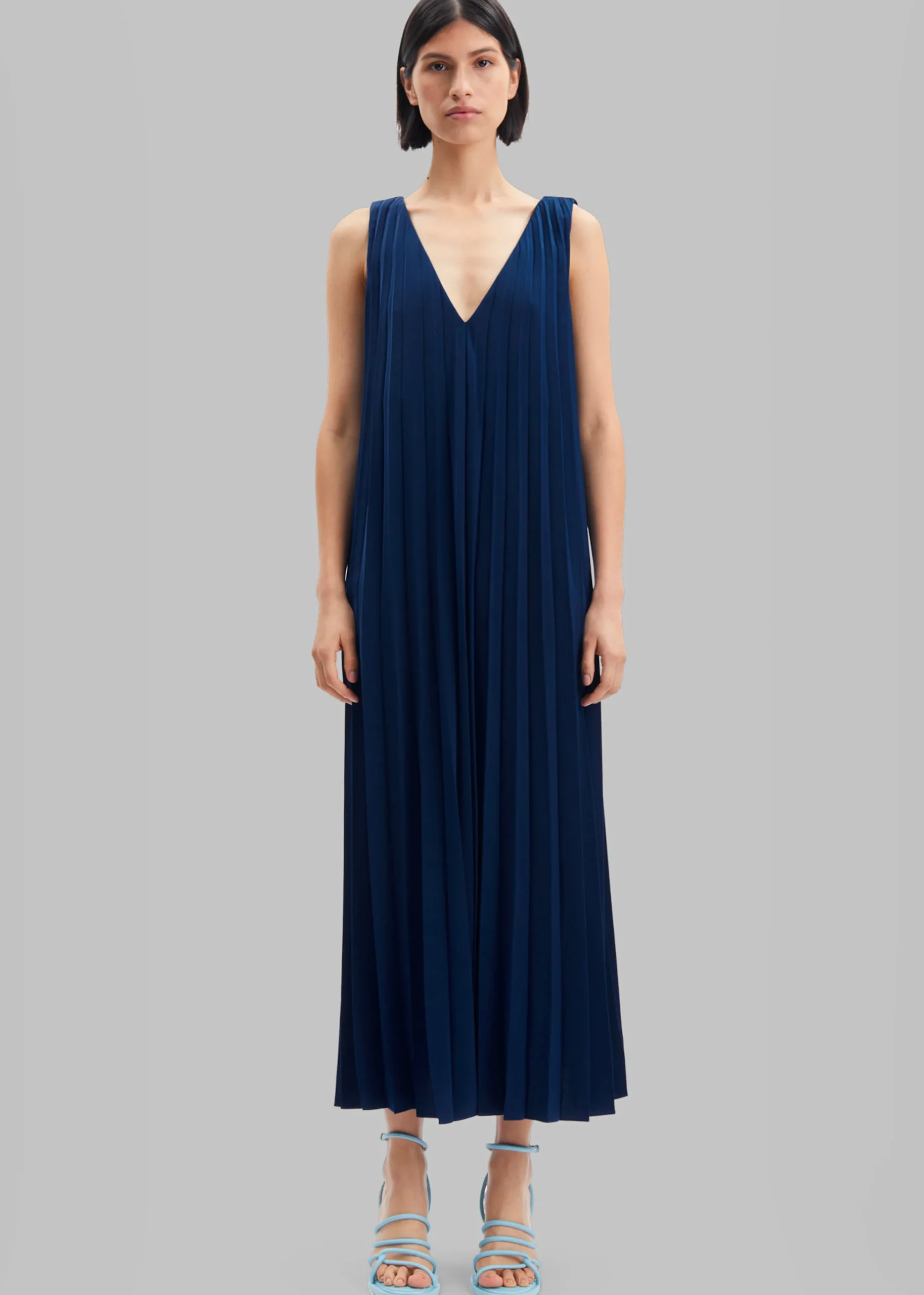 The Frankie Shop Samsoe Samsoe Annico Dress Pageant Blue Outlet