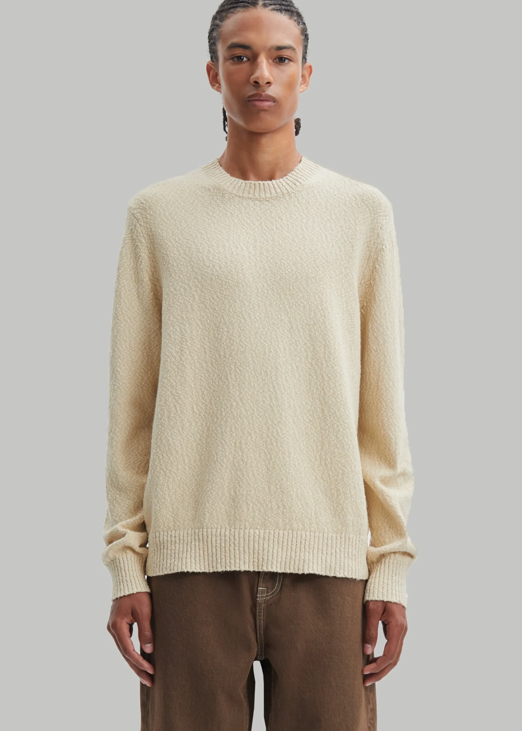 The Frankie Shop Samsoe Samsoe Ray Crew Neck Castle Wall Clearance
