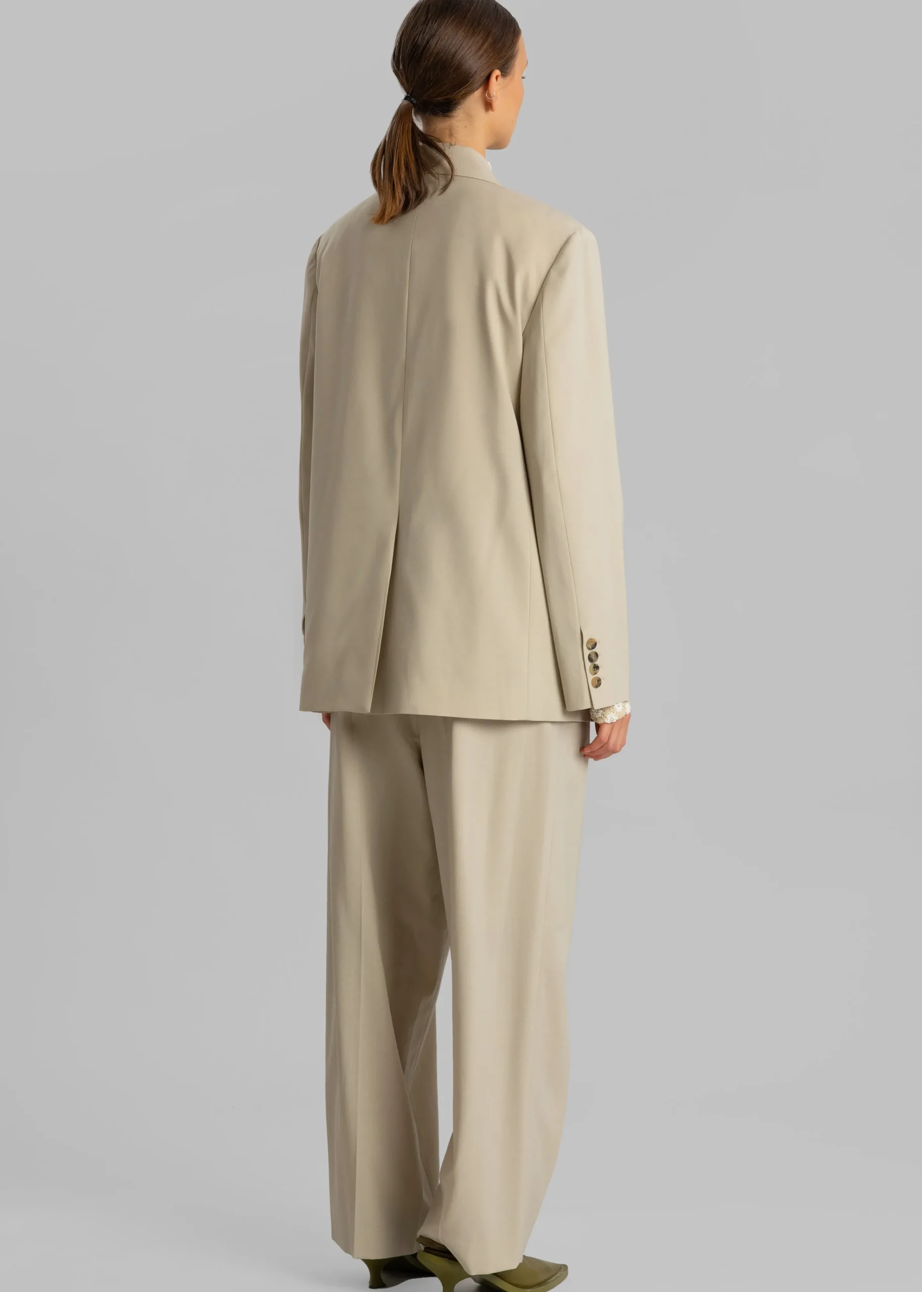 The Frankie Shop Sefa Blazer Beige Online