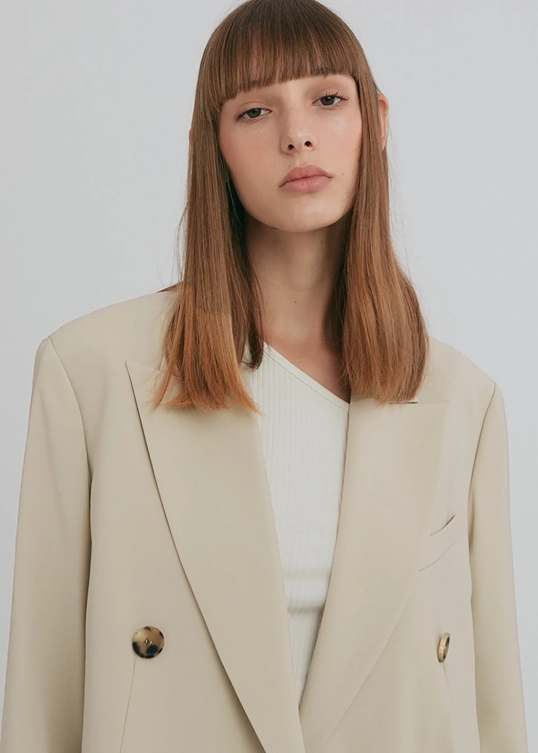 The Frankie Shop Sefa Blazer Beige Online