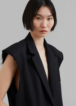The Frankie Shop Senol Blazer Vest Black Online