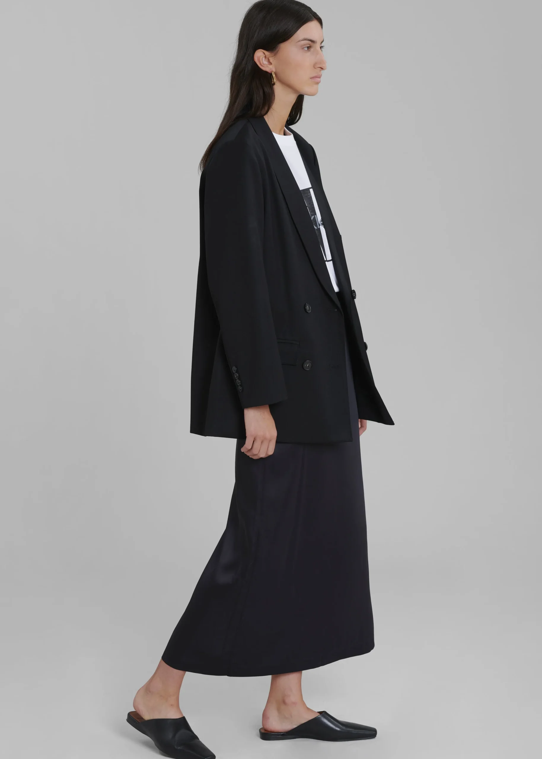 The Frankie Shop Sidonie Blazer Black Clearance