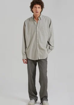 The Frankie Shop Sinclair Shirt Grey