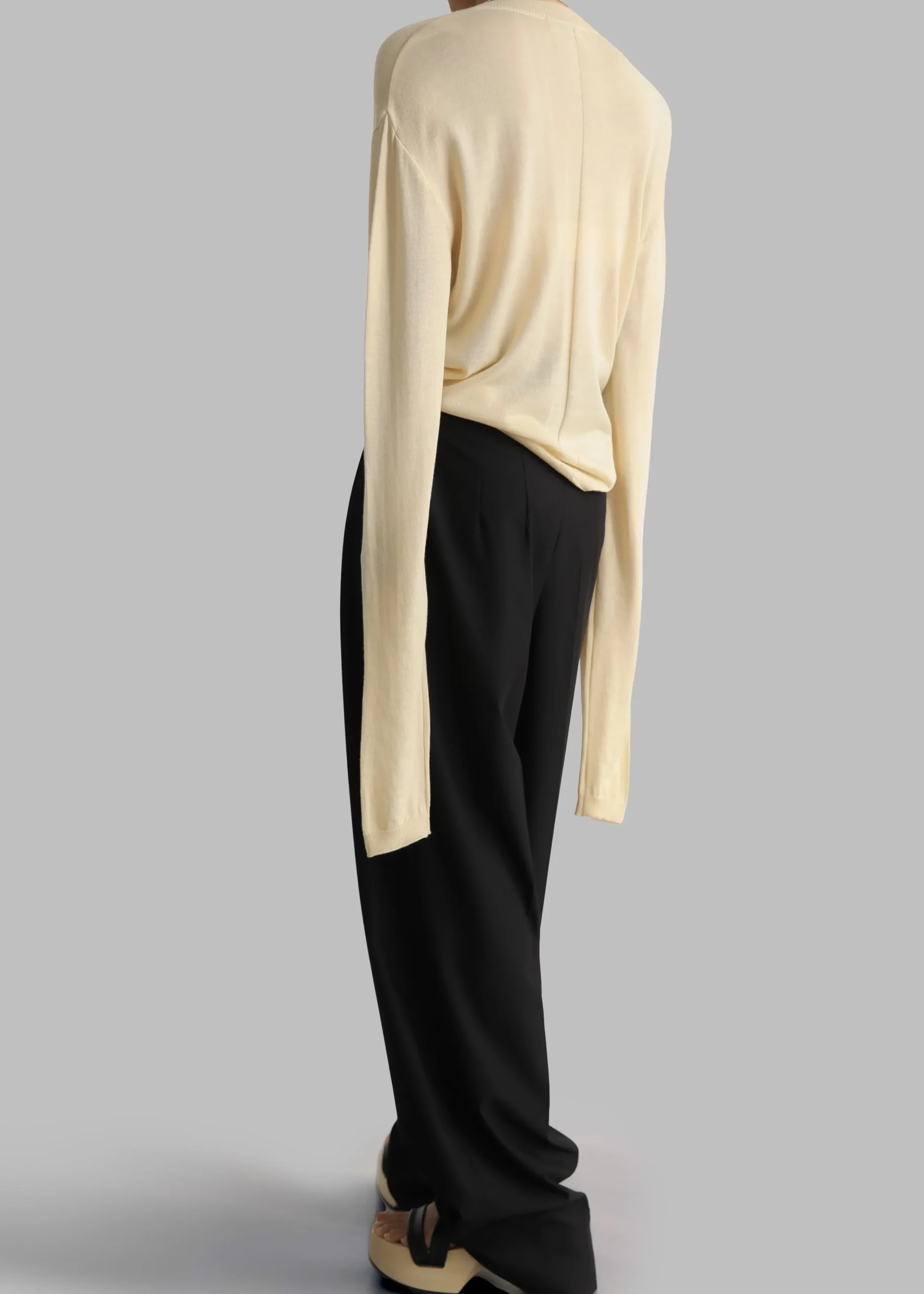 The Frankie Shop Sion Pintuck Trousers Black Sale