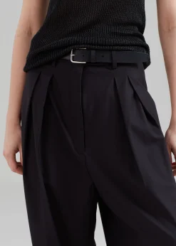 The Frankie Shop Sion Pintuck Trousers Black Sale